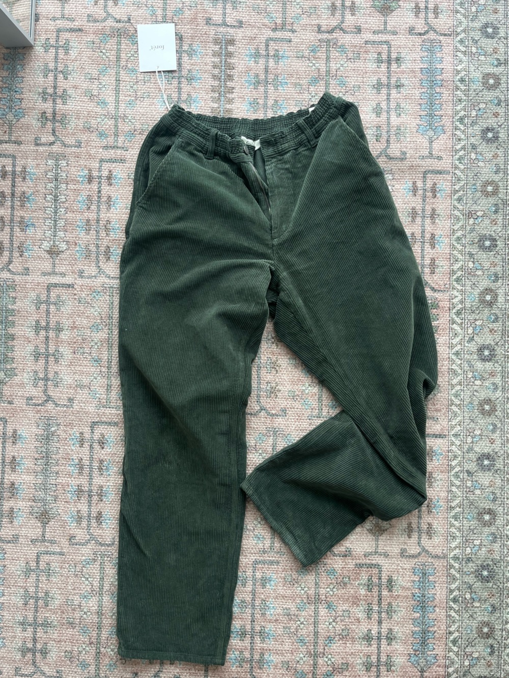 Dark Green Corduroy Pants
